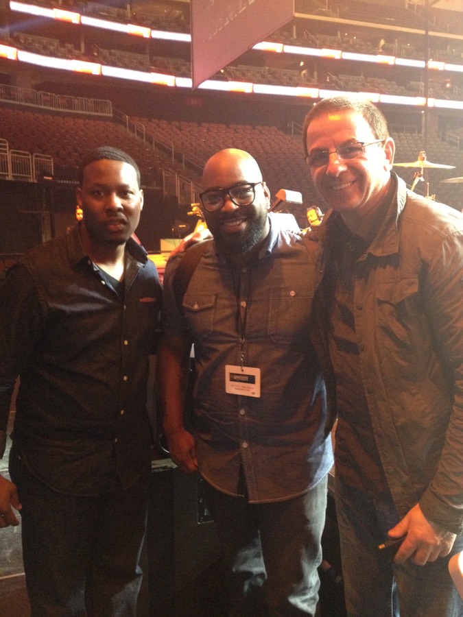 Mclenty Hunter, Calvin Rogers and Me - Soundcheck for Aretha Franklin