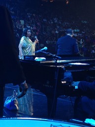 On Stage With Aretha