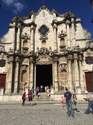 Vince at Plaza de la Catedral, La Habana Vieja